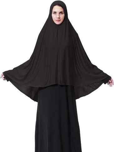 PURFUN Oversized Long Hijab Muslim Turban Soft Breathable Islamic Nun Sister Headwear in Saudi Arabia