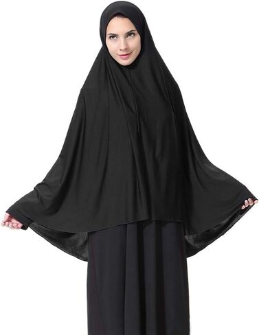 PURFUN Oversized Long Hijab Muslim Turban Soft Breathable Islamic Nun Sister Headwear in Saudi Arabia