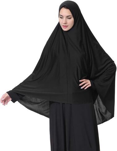 PURFUN Oversized Long Hijab Muslim Turban Soft Breathable Islamic Nun Sister Headwear in Saudi Arabia