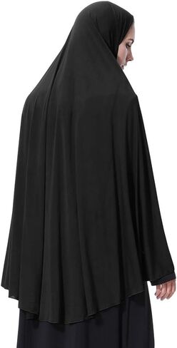 PURFUN Oversized Long Hijab Muslim Turban Soft Breathable Islamic Nun Sister Headwear in Saudi Arabia