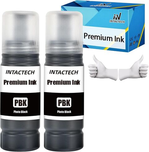 Compatible with T552 552 T552120-S Photo Black Work for ET-8550 ET-8500 Printer (2-Pack, 70 ml) in Kuwait