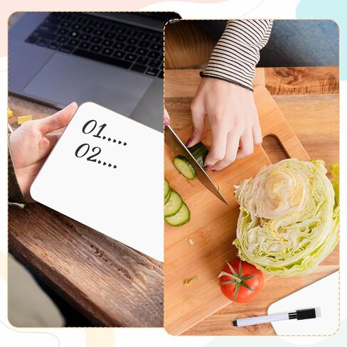 12 Sets Small White Board Small Dry Erase Board, 5"x7" Double Sided Mini Whiteboard with Dry Erase Markers & Erasers for School Home Office, Classroom Must Haves Students Teacher Supplies in Kuwait