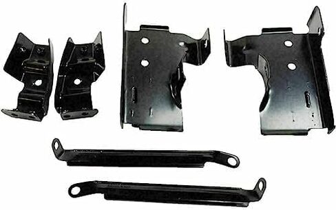 Front Bumper Steel With Brackets+ Grille Chrome + Lower Valance + Head Lights & Park Lamps Left and Right Side Direct Replacement Compatible With 2003-2006 GMC Sierra 1500 in Saudi Arabia