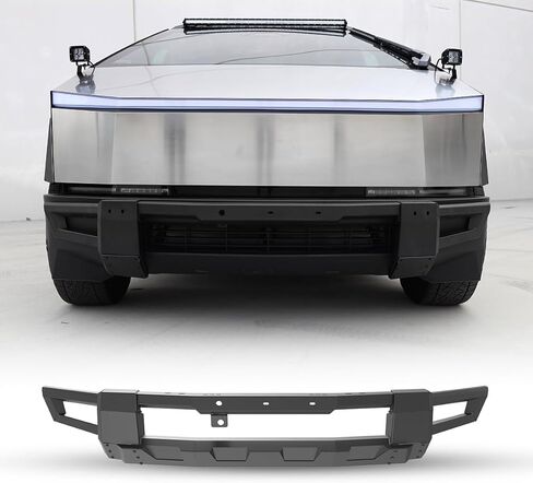 WOLFSTORM Front Bumper Guard for Tesla Cybertruck 2024 2025 2026, Heavy Duty Steel Bumper Guard For Tesla Cybertruck Accessories in Kuwait