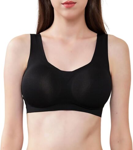 حمالات الصدر للنساء الحرير الساتان الناعم Bralette اللاسلكية التي شيرت الصدرية الراحة رفع التغطية الكاملة سلس حمالات الصدر اليومية in Kuwait
