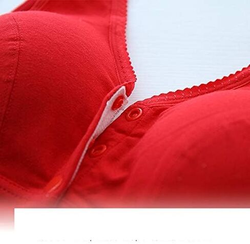 Women Full-Freedom Pure Cottn Easy Front Closure Bra, Perfect Wireless Cozy Sleep Bras with Removable Padded Pack of 3 in Kuwait