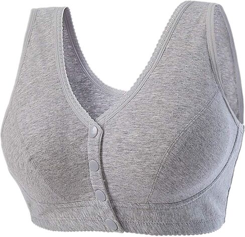 Women Full-Freedom Pure Cottn Easy Front Closure Bra, Perfect Wireless Cozy Sleep Bras with Removable Padded Pack of 3 in Kuwait