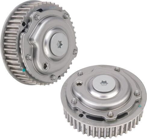 Intake & Exhaust Camshaft VVT Sprocket & Bolts Compatible with Chevy Aveo Aveo5 Cruze Sonic 2010-2017 1.6L 1.8L Replaces# 55567048 55568386 in Kuwait