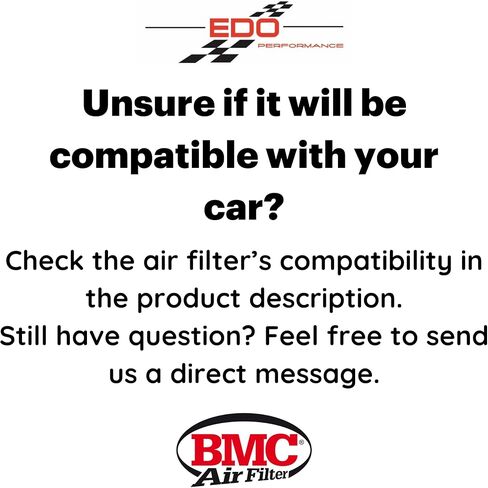BMC Air Filter (FM01065) Air Filter for Harley Davidson Softail Touring Trike with Screamin' Eagle High-Flow Cleaner Kit in Kuwait