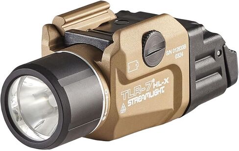 Streamlight 69458 TLR-7 HL-X USB 1000-Lumen Rechargeable Rail Mounted Weapon Light, includes Interchangeable High and Low Switches, Black in Saudi Arabia