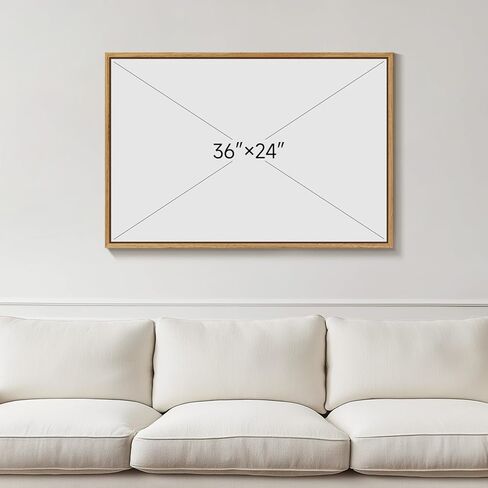 Framed Vintage Botanical Birds on Branch Wall Art, Retro Neutral Still Life Canvas Artwork for Walls, Elegant Rustic Painting Print for Living Room Bedroom Dining Room Office Wall Decor, 36x24 Inch in Kuwait