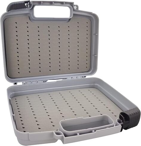 Streamer Fly Box Click Lock Large Streamer Flies Storage Fishing Tackle Box Boat Box Foam Fishing Trays(M) in Kuwait