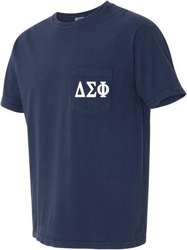 تي شيرت Delta Sigma Phi Fraternity Comfort ذو الألوان الجيبية in Kuwait