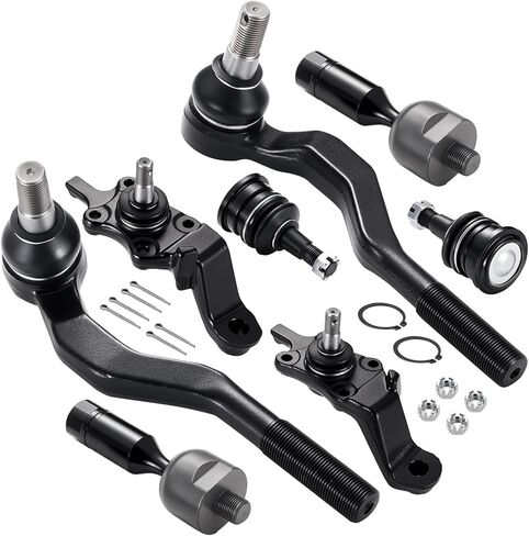8-PC Steering Suspension Kits Compatible with Toyota Tacoma 1995-2004,4xBall Joint K90259 K90258 K90255,2xInner tie rod EV433,2xOuter tie rod ES3545 ES3546 in Saudi Arabia