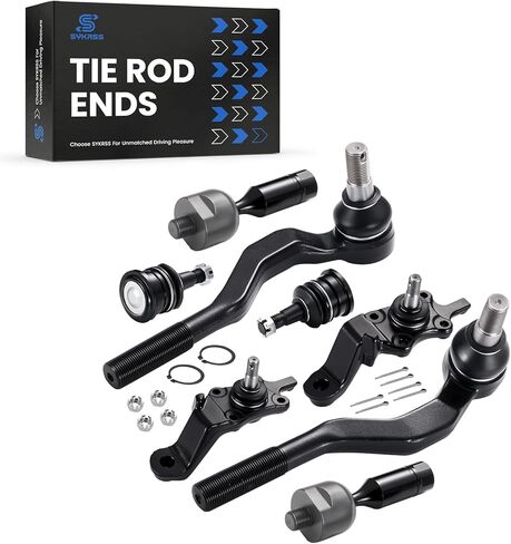 8-PC Steering Suspension Kits Compatible with Toyota Tacoma 1995-2004,4xBall Joint K90259 K90258 K90255,2xInner tie rod EV433,2xOuter tie rod ES3545 ES3546 in Saudi Arabia