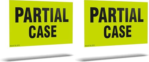 Kenco 3" X 5" Partial Case Fluorescent Shipping Label Stickers for Shipping and Packing - 500 Adhesive Labels Per Roll in Saudi Arabia