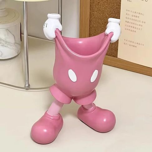 Cute Mouse Pen Holder for Desk, Cartoon Mouse Vase Makeup Brush Holder, Birthday Party Supplies Gift for Home Decoration in Kuwait