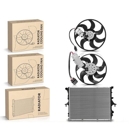 Replacement Parts for Radiator&Cooling Fan Assembly Kit for Audi Q7 09-13 Volkswagen Touareg 09-10 Mod-A58PP-107860 in Saudi Arabia