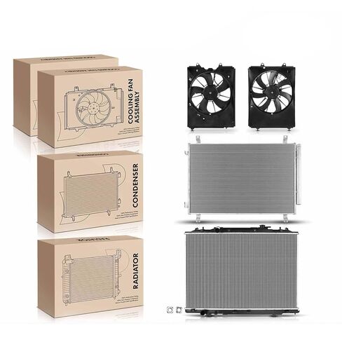 Replacement Parts for Radiator&AC Condenser&L&R Cooling Fan Kit for MDX 14-20 Honda Pilot Passport Mod-A58PP-103348 in Saudi Arabia