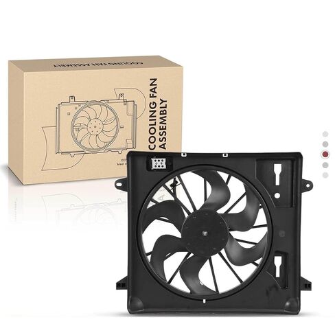 Replacement Parts for Radiator Cooling Fan Assembly with Shroud for Jeep JK Wrangler 2007-2011 V6 3.8L Mod-A58PP-110363 in Saudi Arabia