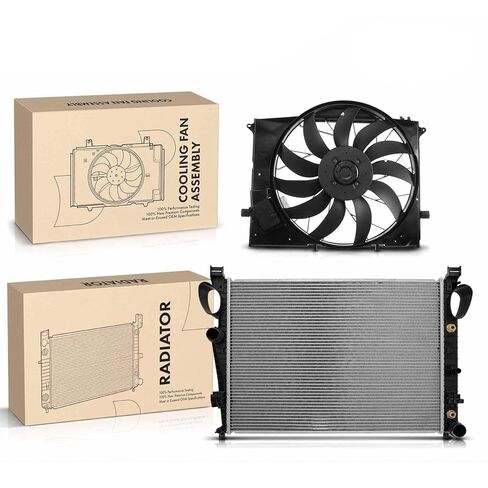 Replacement Parts for Radiator&Cooling Fan Assembly Kit for Mercedes-Benz CL-Class S350/430/500/600 Mod-A58PP-108370 in Saudi Arabia