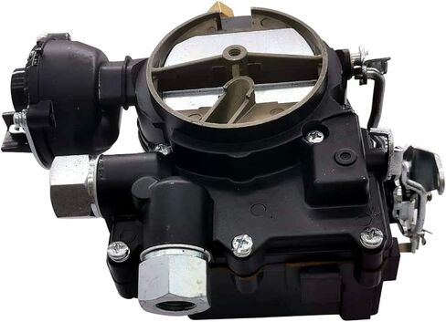 3310-864940A01 Marine Carburetor Replacement for Mercruiser 2 Barrel Carb 2.5 3.0 4CYL Engine with Electric Choke Black in Saudi Arabia