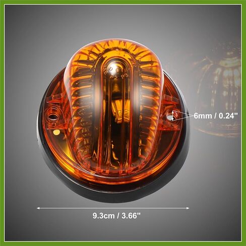 5pcs Top Cab Marker Light Roof Running Lamps Yollew Covers Lens Yellow LED Light for Chevrolet C30 C20 K30 K20 1977-1986 for GMC C1500 1979-1984 1986 Vehicle Components in Saudi Arabia