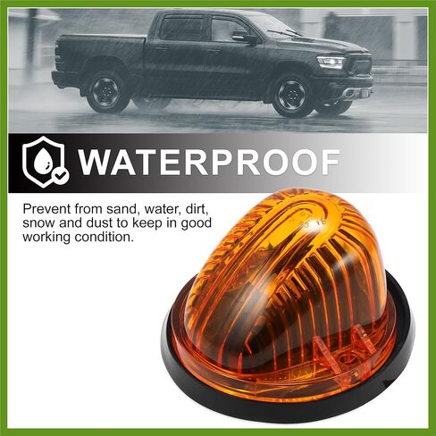 5pcs Top Cab Marker Light Roof Running Lamps Yollew Covers Lens Yellow LED Light for Chevrolet C30 C20 K30 K20 1977-1986 for GMC C1500 1979-1984 1986 Vehicle Components in Saudi Arabia