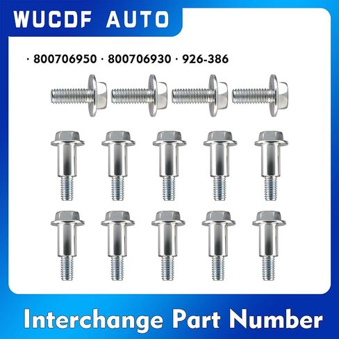 800706950 14Pcs Timing Belt Cover Bolts Kit for Impreza Forester Outback WRX STI for Subaru 1990-2018 Legacy SVX for 2004-2018 Subaru WRX STI Replaces#800706930 926-386 in Kuwait