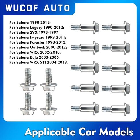 800706950 14Pcs Timing Belt Cover Bolts Kit for Impreza Forester Outback WRX STI for Subaru 1990-2018 Legacy SVX for 2004-2018 Subaru WRX STI Replaces#800706930 926-386 in Kuwait