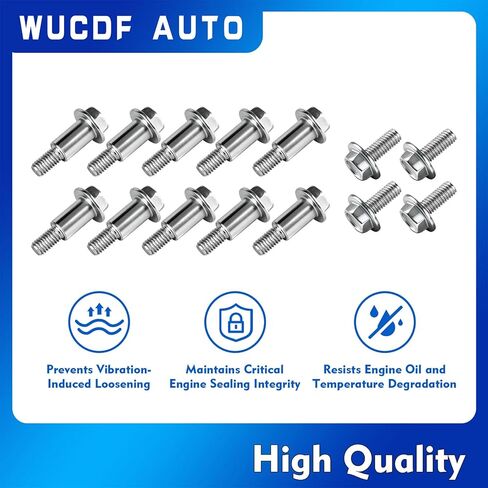 800706950 14Pcs Timing Belt Cover Bolts Kit for Impreza Forester Outback WRX STI for Subaru 1990-2018 Legacy SVX for 2004-2018 Subaru WRX STI Replaces#800706930 926-386 in Kuwait