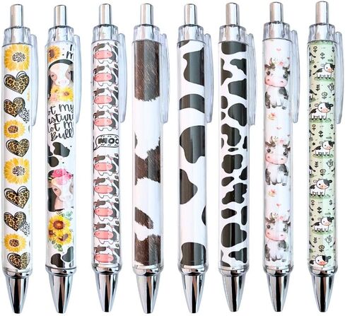 YJ PREMIUMS 8PC Teacher Pen | Cool Best Cute Fun Funny Pencil Teachers Pens for Teaching Marking Substitute Principal School Preschool Appreciation Pack Gifts Accessories Needs Gift in Bulk in Saudi Arabia