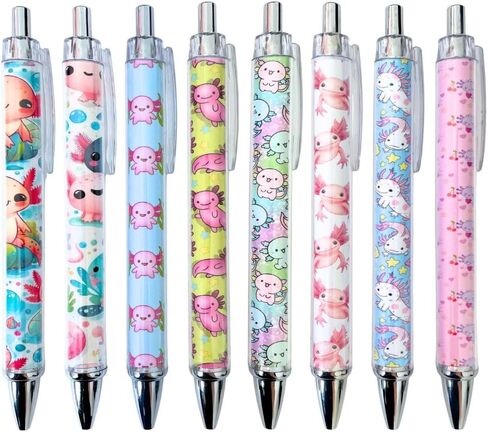 YJ PREMIUMS 8PC Teacher Pen | Cool Best Cute Fun Funny Pencil Teachers Pens for Teaching Marking Substitute Principal School Preschool Appreciation Pack Gifts Accessories Needs Gift in Bulk in Saudi Arabia