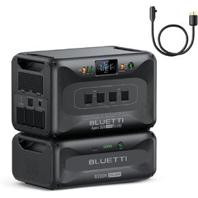 BLUETTI B300K، حزمة بطارية LiFePO4 بقدرة 2764.8 وات في الساعة لمحطة الطاقة المحمولة Apex 300 فقط، بطارية إضافية للمنزل، والطوارئ، ورحلة الطريق in Kuwait