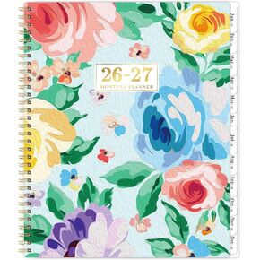 Planner 2026-2027 - Monthly Planner 26-27, JUL 2026 to DEC 2027, 9''X11'', 18 Months Planner 2026-2027, Monthly Tabs, Notes Pages, Back Pocket in Kuwait