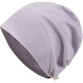 ililily Tencel Lyocell Color Beanie Ultra Soft Stretchable Head Cover Hat in Kuwait