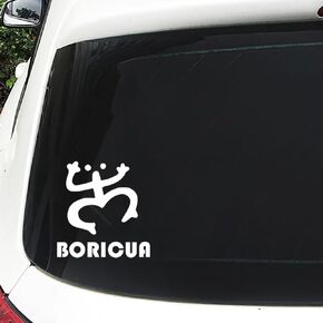 ملصق فينيل لاصق من Coqui Frog ملصق بورتوريكو بوريكوا للسيارات وسيارات الدفع الرباعي والشاحنات 2 عبوة in Kuwait