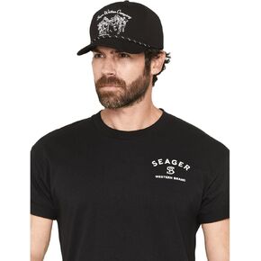 Los Rios Canvas Snapback | Black | Seager Co. in Saudi Arabia