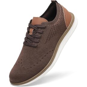 KESCOO Mens Dress Shoes Fashion Casual Sneakers Lace-Up Business Oxfords Lightweight Work Shoes in Kuwait