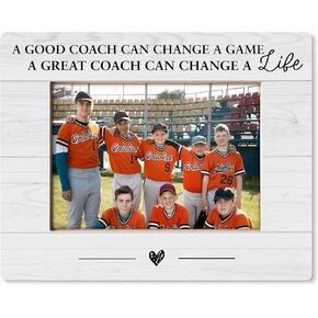 Coach Gift Picture Frame 5x7, Coaches Appreciation Gifts, Best Coaches Gifts, A Good Coach Can Change A Game Picture Photo Frames for Tabletop Desk Decor in Kuwait