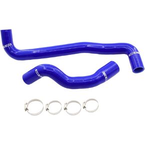 Silicone Radiator Coolant Hose Kit with Clamps compatible with 1997 99 2000 01 02 03 2004 Corvette C5 5.7L (Blue) in Kuwait