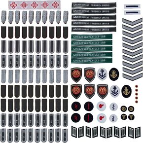 Genuine East German Military Patch Lot Insignia Bundle NVA DDR Collar Tabs Shoulder Boards in Kuwait