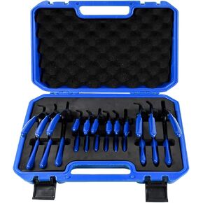 12-Piece Snap Ring Pliers Set Heavy Duty, Internal External Convertible Fixed Tip Snap Ring Pliers 0.038in 0.047in 0.070in 0.090in in Kuwait