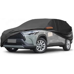 غطاء سيارة مقاوم للماء مناسب لسيارة Toyota Corolla Cross لجميع الأحوال الجوية للسيارات في الهواء الطلق والثلج والشمس والغبار وحماية من الأشعة فوق البنفسجية غطاء خارجي كامل مع سحاب الباب in Kuwait