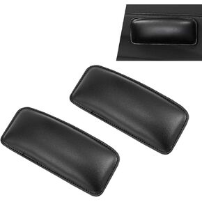 2PCS Car Knee Cushion, Leather Auto Door Knee Leg Elbow Cushion Pad, Soft Foam Armrest Pillow, Comfort Car Center Console Thigh Support Mat Accessories in Kuwait