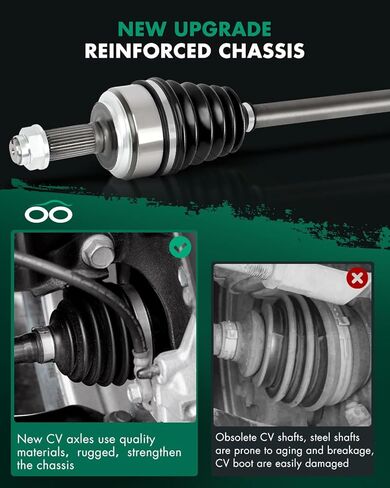 SCITOO Front CV Axle Shaft Assembly Compatible with 2008-2012 for Honda for Accord 44306TA1A00,NCV36586,66-4254,60-4254,664254,604254 in Saudi Arabia