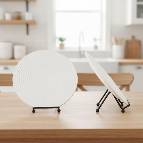 10 Pcs Mini Plate Stand, Black Metal Small Plate Holders for Displaying, 2.6 x 2.6 x 2.2 Inch Decorative Photo Holder, Picture Frame Stand, Easel for Collectibles, Artwork, Mobile Phone in Kuwait