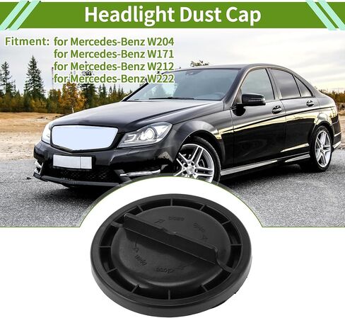Headlight Dust Cap No.1305219122 Headlight Low Beam Back Cover Cap for Mercedes-Benz W204 Headlight Dust Cover Plastic in Saudi Arabia