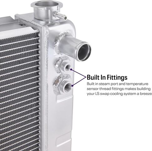 WindChill LS 3-Row Radiator, Shroud/2 Fan, 31x19 in Kuwait