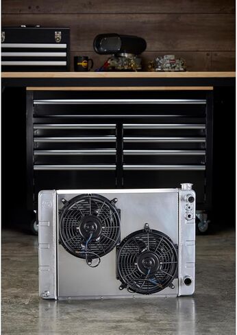 WindChill LS 3-Row Radiator, Shroud/2 Fan, 31x19 in Kuwait